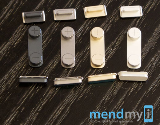 four colors iPhone 5S volume buttons iPhone 5S parts