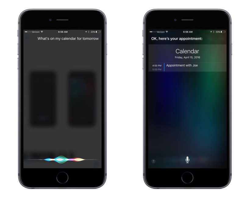How to view and check your Calendar with Siri