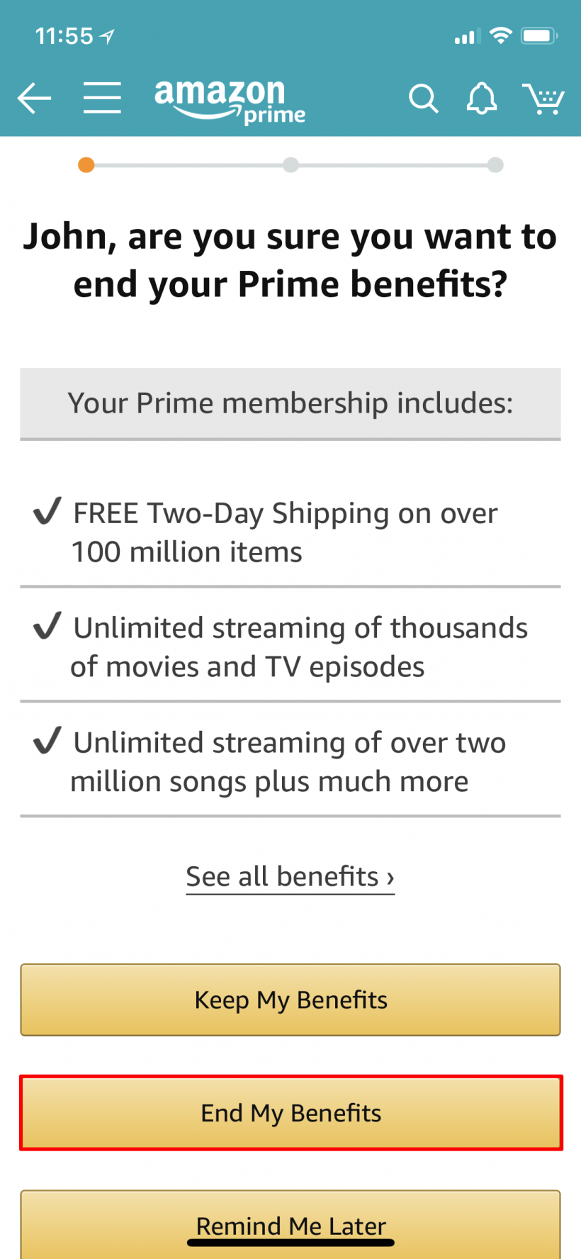 How to cancel Amazon Prime subscription on iPhone and iPad.