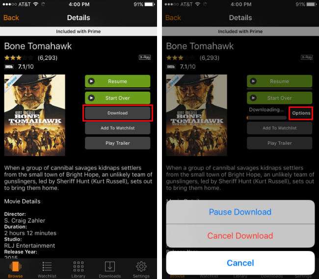 How to download and watch Amazon Prime movies on your iPhone offline.