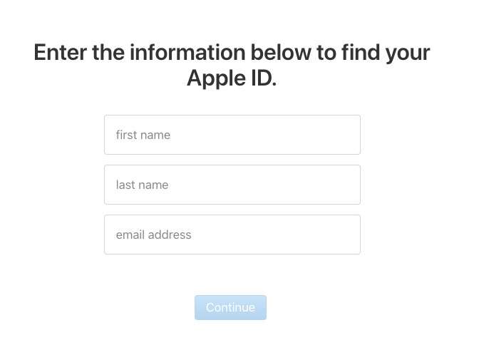 Apple ID profile