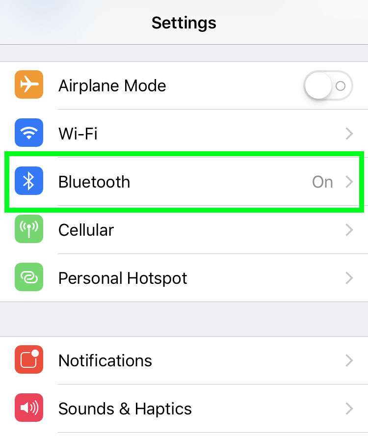 Bluetooth disconnect iPhone