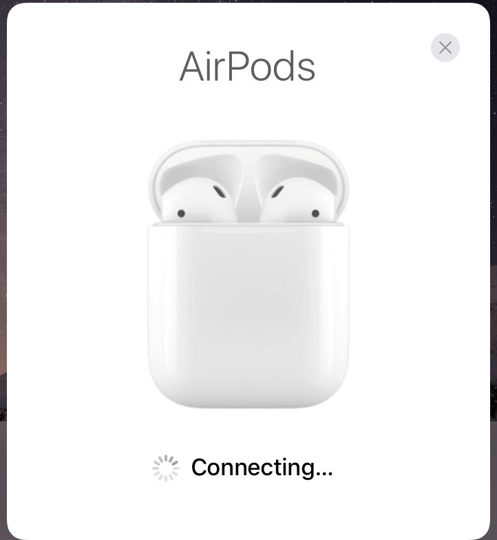 AirPods connecting iOS 10