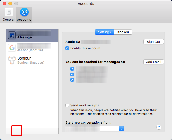 How to delete your iCloud Messages account on your Mac.