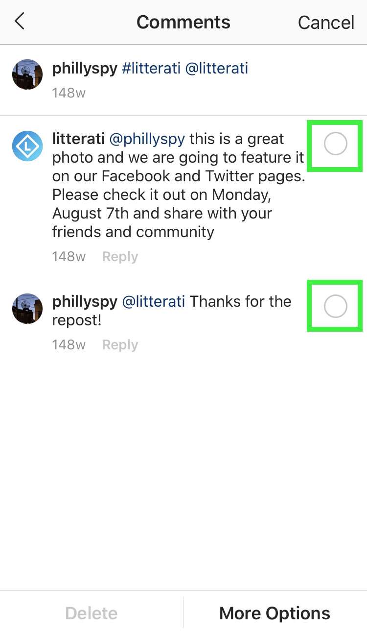 Instagram bulk delete comments 2