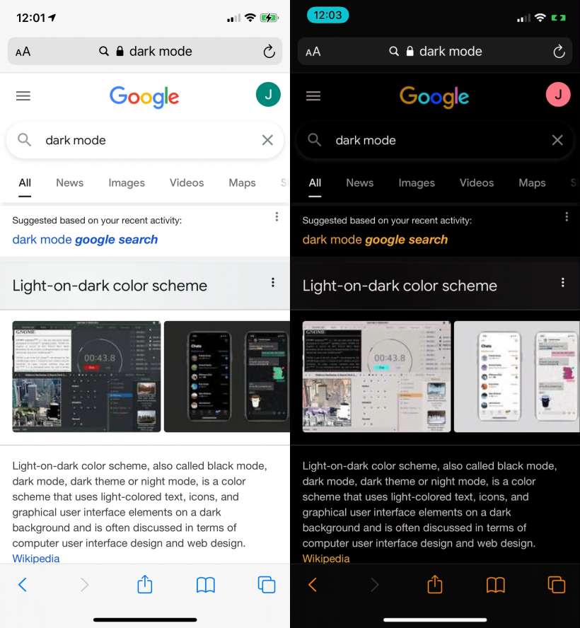 How to quickly put Safari into dark mode on iPhone and iPad.
