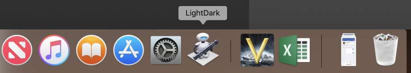 How to add a Night Mode toggle to your Mac Dock.