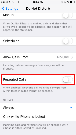 How to configure your iPhone's Do Not Disturb settings.
