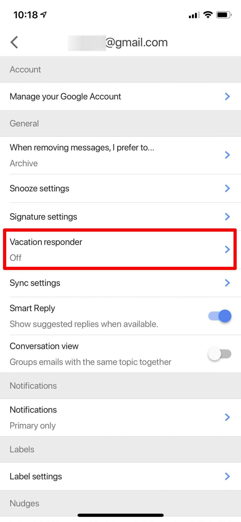 How to set up an out-of-office response on Gmail on iPhone and iPad.
