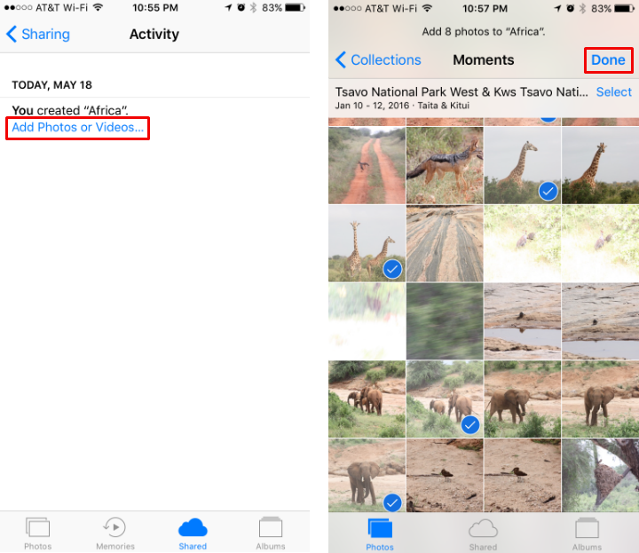 How to share photos on iCloud on iPhone and iPad.