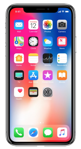 iOS 11 home screen