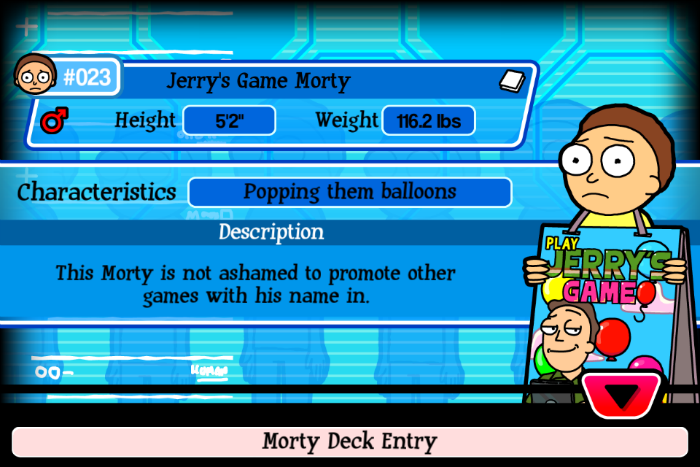 Jerry's Game Morty