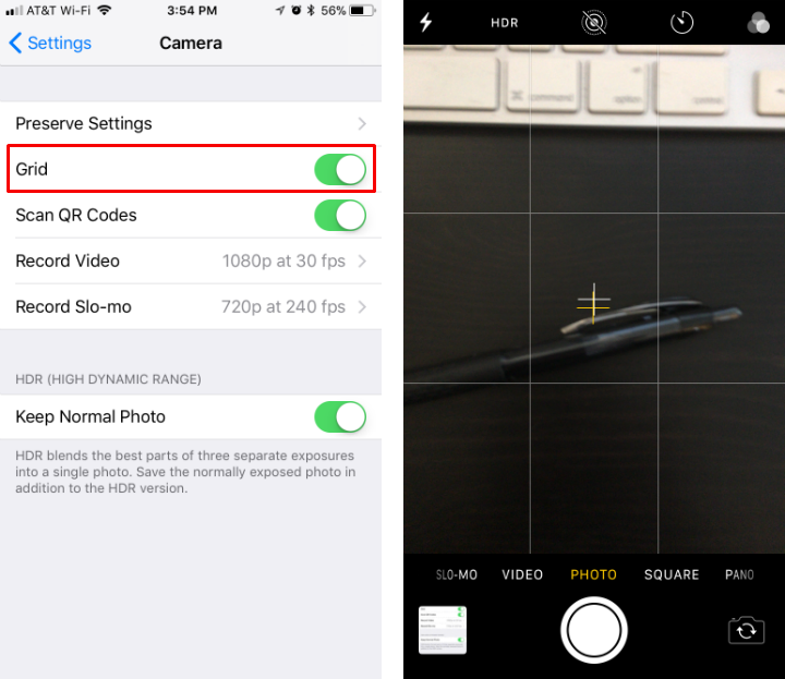 How to use the camera level on iPhone and iPad.