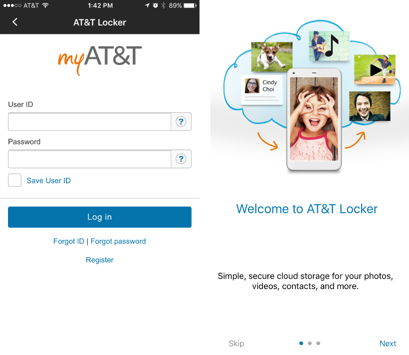 How to use AT&T Locker on iPhone.
