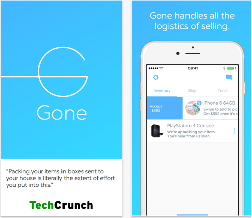 Gone mobile marketplace app.