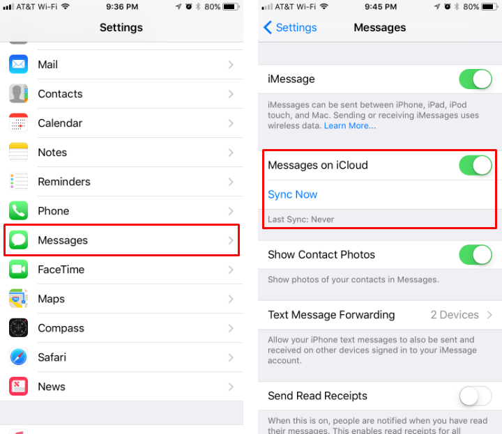 How to sync Messages to iCloud on iPhone and iPad in iOS 11.