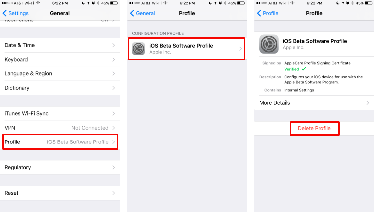 How to remove the iOS Beta Software Profile from your iPhone.
