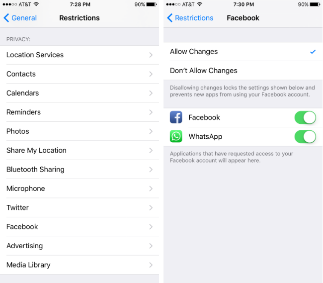 How to use the restrictions settings on iPhone.