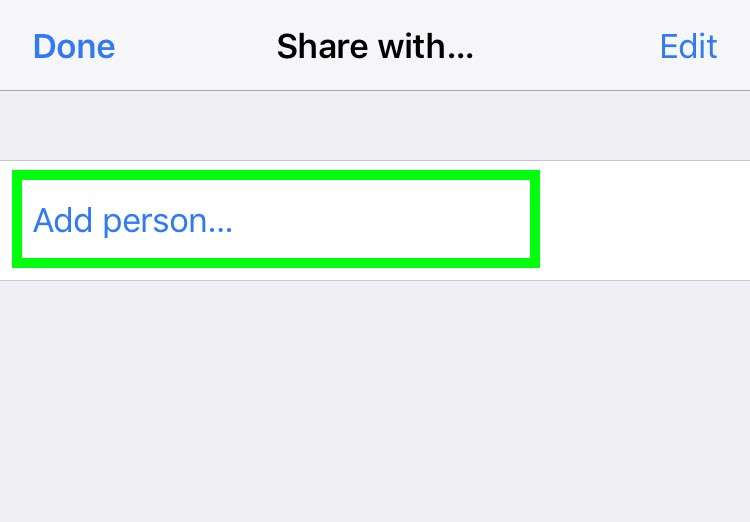 Share Reminders iCloud 3