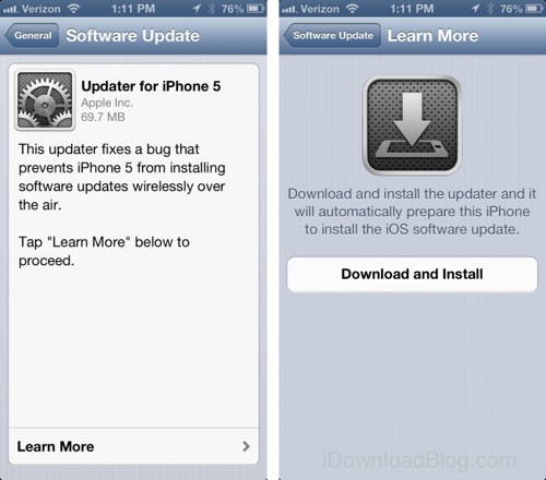 iOS Firmware Update