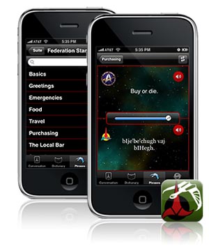 iphone app klingon