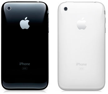 apple iphone 3GS back white black
