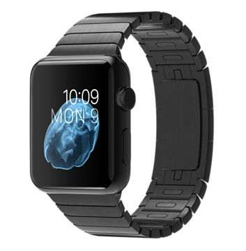 Apple Watch 42mm Space Black model.