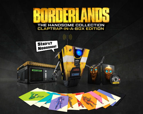 Borderlands: The Handsome Collection Claptrap-in-a-Box Edition”  title=