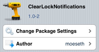 ClearLockNotifications iPhone tweak