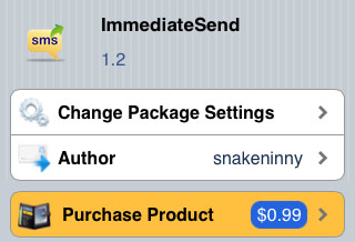 ImmediateSend Cydia tweak