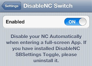 DisableNC Switch tweak