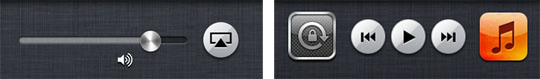 apple iphone airplay dock control iOS 5