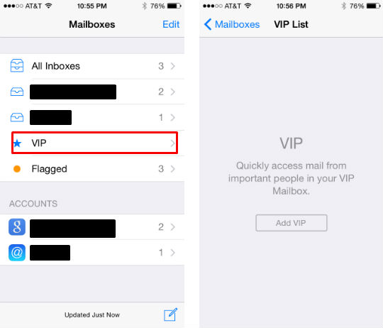 How to set email VIPs in iOS 8 Mail