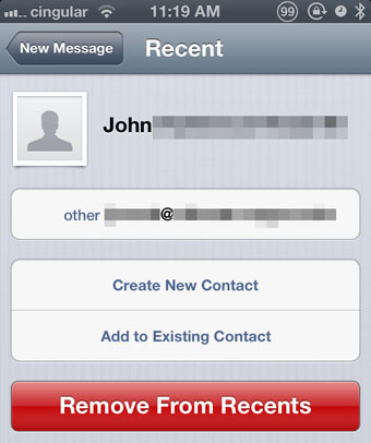 remove recent email address2 remove ios email autocomplete