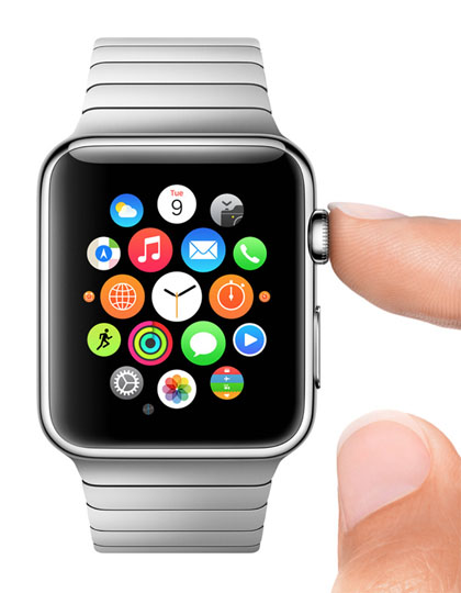 Apple Watch home screen”  title=