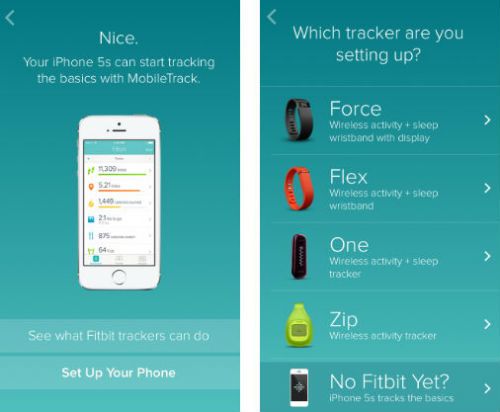 Fitbit MobileTrack