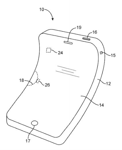 Apple patents flexible electronic devices.