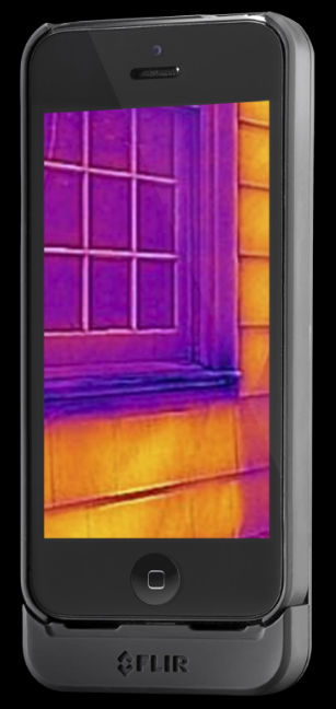 FLIR ONE  thermal vision iPhone 5 case