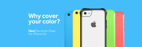 Griffin Survivor Clear for the iPhone 5c