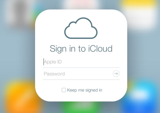 using iCloud to find device