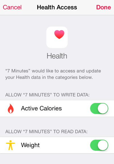 Health App Sources
