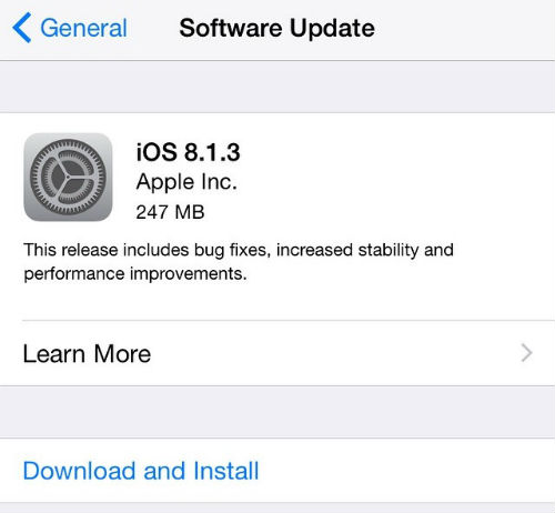 iOS 8.1.3”  title=