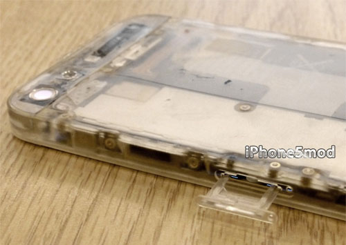 iPhone 5 translucent clear housing