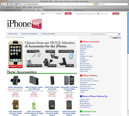 the iphonefaq online store for iphone accessories