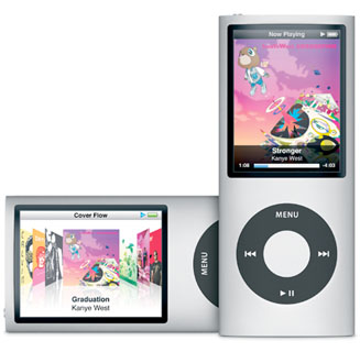 iPod nano fourth generation curved screen