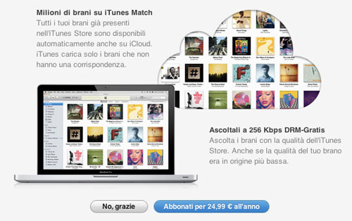 iTunes Match Italy