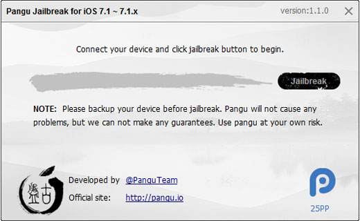 jailbreak iOS 7.1.1 Pangu 1.1