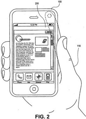 apple iphone patent alternative input