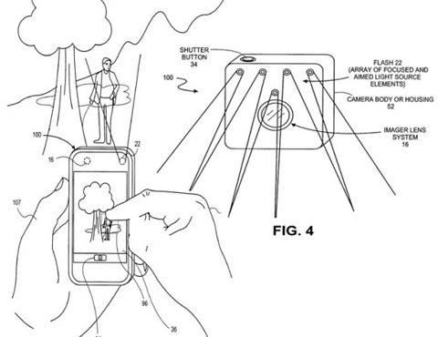 apple iphone patent flash redirect