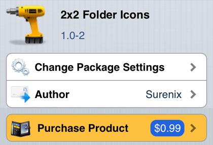 2x2 Folder Icons jailbreak tweak iOS
